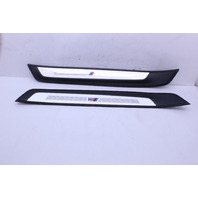 2012 2013 2014 BMW X1 "M" Front Door Sill Pair Right Left - 51477318567 OEM