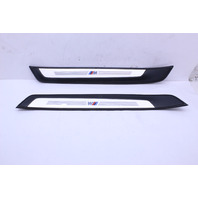 2012 2013 2014 BMW X1 "M" Front Door Sill Pair Right Left - 51477318567 OEM