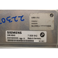 2001 BMW 330i Engine Computer Module ECU ECM DME OEM