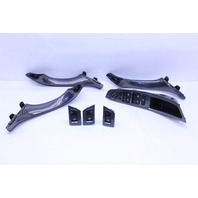 2011-2016 BMW 528i 535i Door Panel Handle Trim Carbon Hydro Dipped - CARBONFIBERTRIMSET OEM