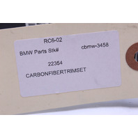 2011-2016 BMW 528i 535i Door Panel Handle Trim Carbon Hydro Dipped - CARBONFIBERTRIMSET OEM