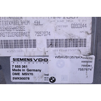 2006 BMW 325i 525i Engine Computer Module MSV70 ECU ECM DME DME - 12147555361 OEM