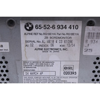 2004-2006 BMW 325i 330i M3 AM FM Radio Display On-board Monitor Wide Screen OEM