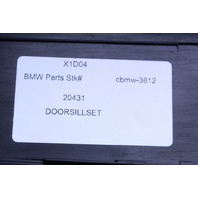 2008-2013 BMW M3 Door Sill Plate Molding Right Left Pair - 51477900751 OEM