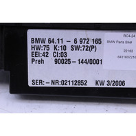 2006 BMW X5 Climate Temperature Control Panel OEM