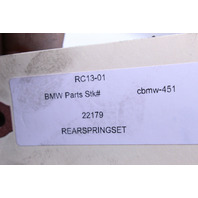 1998 1999 BMW Z3 M S52 Rear Coil Spring Set Right Left - REARSPRINGSET OEM