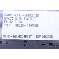 2005 BMW X5 Climate Temperature Control Panel OEM