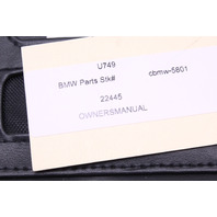 2015 BMW X5 Owner Manual And Case OEM