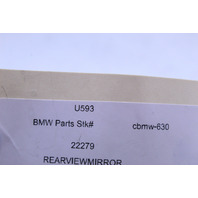 1998 1999 BMW Z3 M Inside Interior Rear View Mirror OEM
