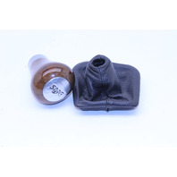 2003 2004 2005 2006 BMW 330ci SMG Shifter Boot Wood Shift Knob - 25127507082 OEM