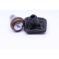 2003 2004 2005 2006 BMW 330ci SMG Shifter Boot Wood Shift Knob - 25127507082 OEM