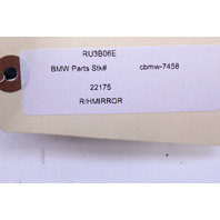 2001-2003 BMW 323i 325i 330i Sedan Door Mirror Right Side View