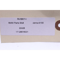 2018 BMW 430I B46 Radiator Coolant Expansion Tank Water Hose - 17128616531 OEM