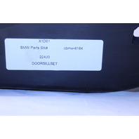 1996-2002 BMW Z3 E36 Door Sill Scuff Plate Right Left Pair Roadster OEM
