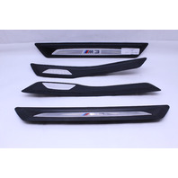 2015 2016 2017 2018 BMW M3 F80 Door Sill Trim Front Rear Set OEM