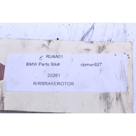 2008 2009 2010 2011 2012 2013 BMW M3 Brake Rotor Rear Right OEM