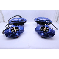 2015-2020 BMW M2 M3 M4 Brembo Brake Caliper Set Front Rear Blue OEM