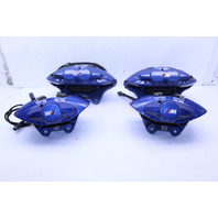 2015-2020 BMW M2 M3 M4 Brembo Brake Caliper Set Front Rear Blue OEM