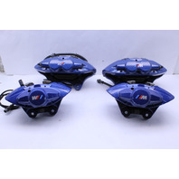 2015-2020 BMW M2 M3 M4 Brembo Brake Caliper Set Front Rear Blue OEM