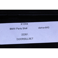 2008-2013 BMW M3 Door Sill Plate Molding Right Left Pair OEM