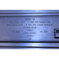 2008-2013 BMW M3 Door Sill Plate Molding Right Left Pair OEM
