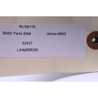 2015 2016 BMW M235i F22 Door Mirror Left Side View