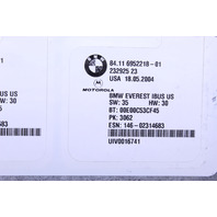 2004 BMW 330ci Telematics Communication Control Module - 84116952218 OEM