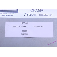 2008 BMW X5 Radio Stereo Tuner Head Unit Champ - 65129176831 OEM