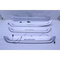 2019 BMW Alpina B7 G12 Front Rear Door Sill Trim Plate - 51477991478 OEM