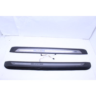 2004-2010 BMW 645ci 650i Door Sill Trim Plate Pair Lighted 51477079959 OEM