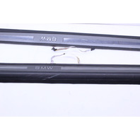 2004-2010 BMW 645ci 650i Door Sill Trim Plate Pair Lighted 51477079959 OEM