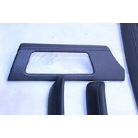 2008-2013 BMW M3 E92 E93 Carbon Leather Dash Door Panel Trim Set OEM