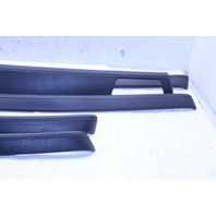 2008-2013 BMW M3 E92 E93 Carbon Leather Dash Door Panel Trim Set OEM