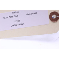 2008-2013 BMW 328i 335i M3 Coupe Sun Visor Left