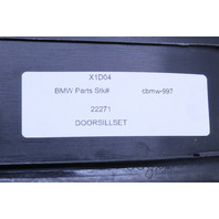 2008-2013 BMW M3 Door Sill Plate Molding Right Left Pair - 51477900751 OEM