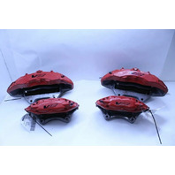 16-19 Cadillac CTS-V Front & Rear Brake Caliper Calipers Set of 4 Red OEM 41k OEM