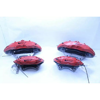 16-19 Cadillac CTS-V Front & Rear Brake Caliper Calipers Set of 4 Red OEM 41k OEM