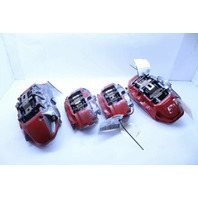 16-19 Cadillac CTS-V Front & Rear Brake Caliper Calipers Set of 4 Red OEM 41k OEM