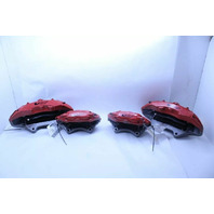 16-19 Cadillac CTS-V Front & Rear Brake Caliper Calipers Set of 4 Red OEM 41k OEM