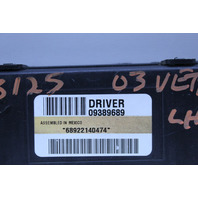 2000-2004 Chevrolet Corvette C5 2DR Coupe Theft Locking Door Control OEM