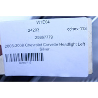 2005-2008 Chevrolet Corvette Headlight Left Silver 67U OEM