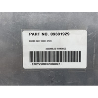 1998 Chevrolet Corvette C5 Body Control Module BCM