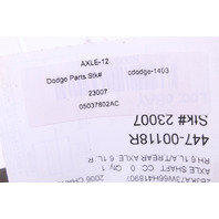 2006-2010 Dodge Charger SRT8 6.1 Rear Axle Shaft CV Joint Right