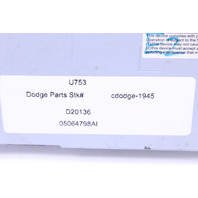 2013 Dodge Charger Central Information Info Display Monitor Screen