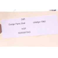 2007 Dodge Ram 2500 3500 5.9 Diesel Positive Battery Cable Right - 56000977AD OEM