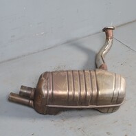 2013-2016 Porsche Boxster Cayman 981 3.4 Left Exhaust Muffler OEM 98111122102