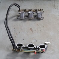 1999-2001 Porsche 911 996 3.4 Fuel Rail Inectors Intake Plenum OEM 9961101017R