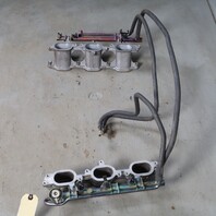 1999-2001 Porsche 911 996 3.4 Fuel Rail Inectors Intake Plenum OEM 9961101017R
