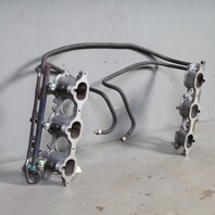 1999-2001 Porsche 911 996 3.4 Fuel Rail Inectors Intake Plenum OEM 9961101017R