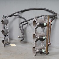 1999-2001 Porsche 911 996 3.4 Fuel Rail Inectors Intake Plenum OEM 9961101017R